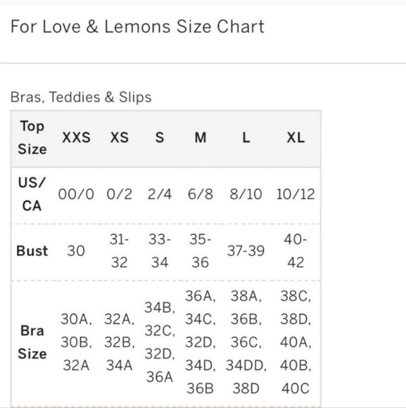 New!For Love and Lemons Gia Underwire Bra - Picture 15 of 15